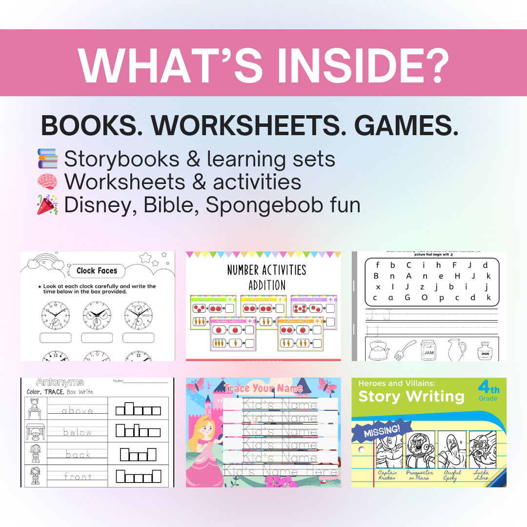 Activity Book Bundle for Kids
